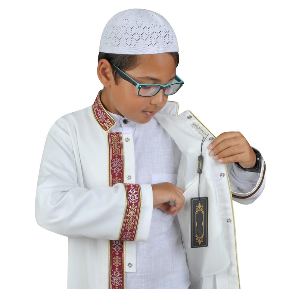 گرانداد یقه کودکان Thobe ، Jubba ترکی ، هدیه مراسم فارغ التحصیلی ، Ijazah Jubbah ، Disdash ، Thawb ، Abaya - islamicbazaar