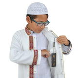 Grandad Collar Thobe para niños, Jubba turco, regalo de ceremonia de graduación, Ijazah Jubbah, Disdash, Thawb, Abaya - islamicbazaar