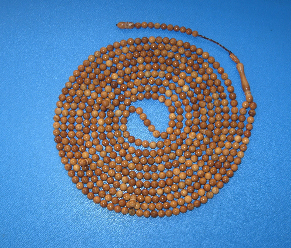 Likas na Kuka Tree 500 kuwintas Tasbeeh, Mga Dasal ng Panalangin, 5 mm Tasbih, Misbaha, Dhikr Prayer Beads, Rosary Gift
