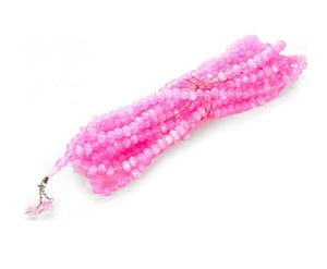 Pink 500 beads Tasbeeh, Acrylic Misbaha, Rosary Beads, Dhikr Tasbih, Colorful Misbahas, Prayer Beads