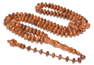 Natural Begote Tree 99 beads Tasbeeh, Unique Craftsmanship Prayer Beads, 10 mm Tasbih, Misbaha, Dhikr Prayer Beads, Rosary Gift 001