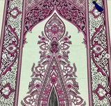 Ottoman Flowers Prayer Mat, Prayer Mat with Tasbeeh, Prayer Rug, Bohemian Rug, Turkish Rug, Islamic Gift