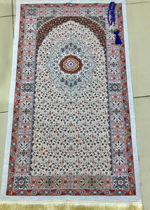 Bohemian Prayer Mat, Prayer Mat with Tasbeeh, Prayer Rug, Bohemian Rug, Turkish Rug, Islamic Gift YSLM06 - islamicbazaar