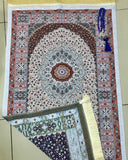 Bohemian Prayer Mat, Prayer Mat with Tasbeeh, Prayer Rug, Bohemian Rug, Turkish Rug, Islamic Gift YSLM06 - islamicbazaar
