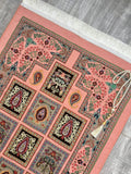 Rainbow Patchwork Prayer Mat, Prayer Mat with Tasbeeh, Prayer Rug, Bohemian Rug, Turkish Rug, Islamic Gift YSLM18