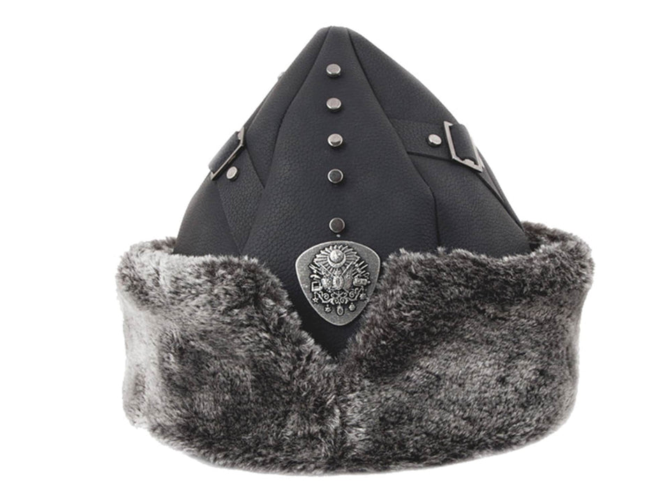 Turkish Ottoman Bork Hat Ertugrul Dirilis Fur Leather Winter Cap, Kayi Tribe IYI, Resurrection Ertugrul Caps TVD 2025
