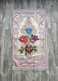 Bukhara Flowers Prayer Mat, Dowries Prayer Rug, Wedding Gift, Prayer Rug with tasbih, Sajjada, Janamaz, Dowry, Marriage Gift YSLM41 - islamicbazaar