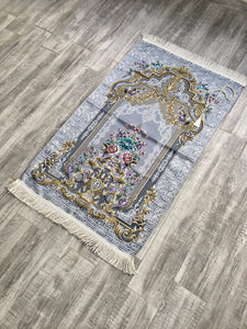 Door to Istanbul Prayer Mat, Dowries Prayer Rug, Wedding Gift, Prayer Rug with tasbih, Sajjada, Janamaz, Dowry, Marriage Gift YSLM46 - islamicbazaar