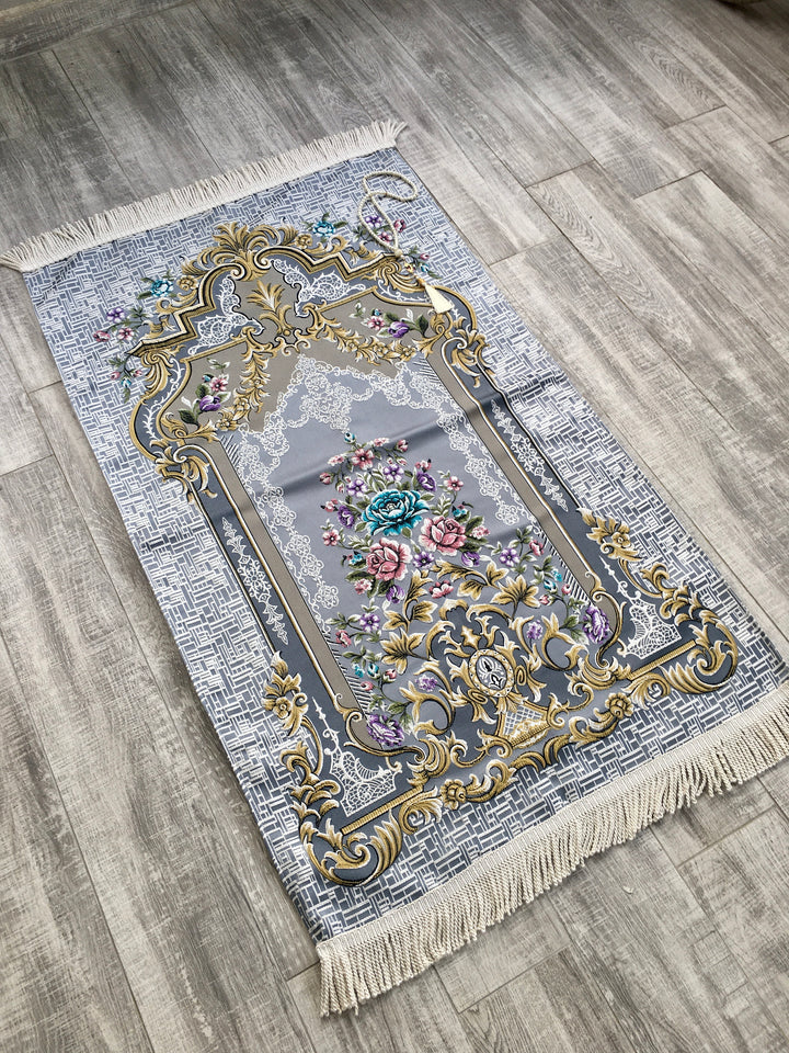 Door to Istanbul Prayer Mat, Dowries Prayer Rug, Wedding Gift, Prayer Rug with tasbih, Sajjada, Janamaz, Dowry, Marriage Gift YSLM46 - islamicbazaar