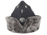 Turkish Ottoman Bork Hat Ertugrul Dirilis Fur Leather Winter Cap, Kayi Tribe IYI, Resurrection Ertugrul Caps TVD 2015