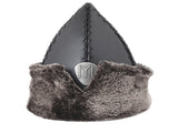 Tyrkisk osmannisk Bork Hat Ertugrul Dirilis Fur Leather Winter Cap, Kayi Tribe IYI, Resurrection Ertugrul Caps TVD 2006