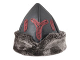 Tyrkisk osmannisk Bork Hat Ertugrul Dirilis Fur Leather Winter Cap, Kayi Tribe IYI, Resurrection Ertugrul Caps TVD 2004
