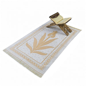 Islamic Gift Set, Propeta Stamp Frame, Tulip Panalangin ng Mat at Pearl Tasbih, Pagdekorasyon ng Ramadan, Malugod na Pagkasayahan, Ameen Favors MVD17
