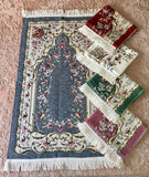Исламдық түрік люкс шамильді дұғасы Mat Janamaz Sajjada, намаз кілемі, ерекше мұсылмандық сыйлық
