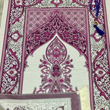 Ottoman Flowers Prayer Mat, Prayer Mat with Tasbeeh, Prayer Rug, Bohemian Rug, Turkish Rug, Islamic Gift
