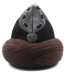 Leather Brown Ertugrul Cap, Resurrection Imamah, Original Dirilis Islamic Cap, Muslim Hat