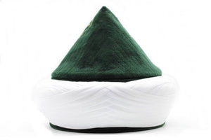 Рачно изработена зелена нафбанџи капа, Кипар Имамах, уникатна исламска уметност, облека за исламски мажи на Имам Пагри
