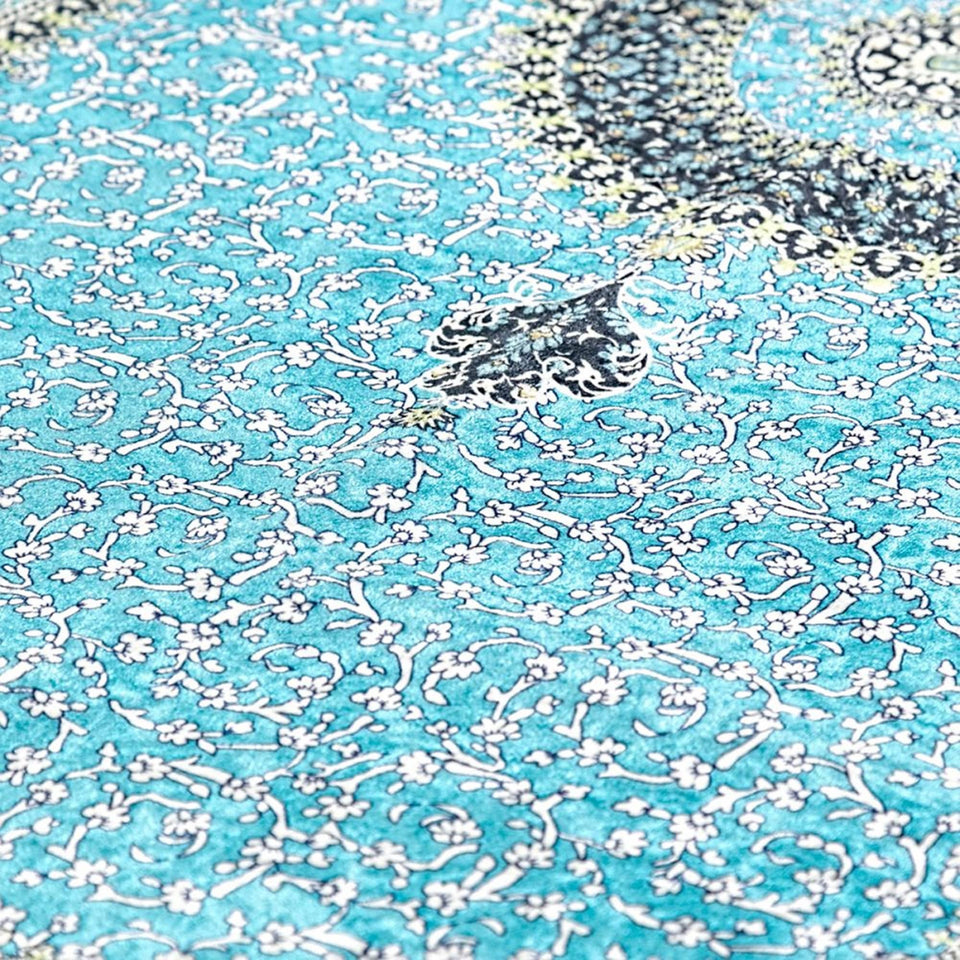 Turquoise Kilim Prayer Mat, Turkish Prayer Mat, Janamaz, Muslim Prayer Rug, Islamic Gift MVD32