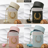 Cylinder Gift Set, Shawl and Pearl Bead Tasbeeh Set, Housewarming Gift, Hajj Mabrour Gift Set MVD24