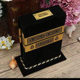 Black Velvet Quran Gift Set, Black Velvet Kaba Design Quran, Islamic Gift, Eid Gifts, Ameen Gifts, Mevlut Favors MVD64