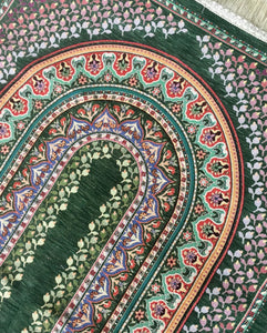 Boheemse gebedsmat, gebedsmat met Tasbeeh, gebedskleed, Boho tapijt, Turks tapijt, islamitische gift YSLM11