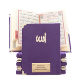 Velvet Yaseen Book Set, Yaseen Favors, Purple Yaseen Book and Crystal Tasbeeh, Muslimah Gift, Hajj Mabrour MVD30