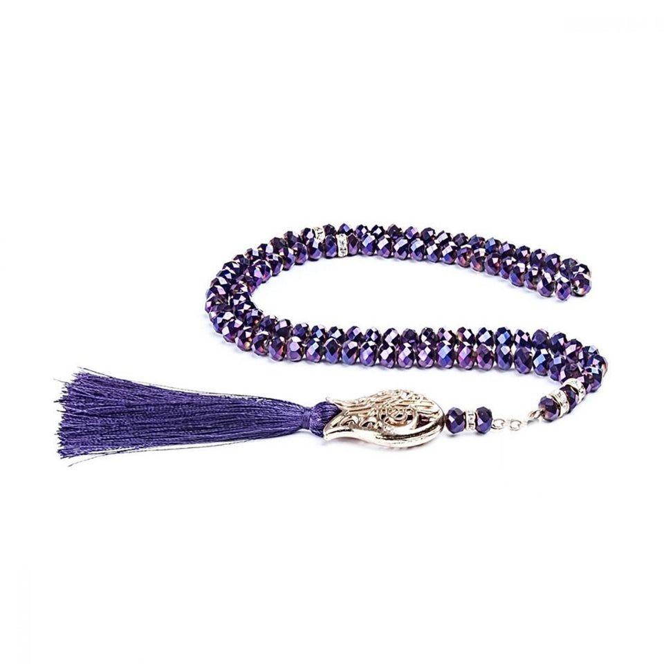 Velvet Yaseen Book Set, Yaseen Favors, Purple Yaseen Book and Crystal Tasbeeh, Muslimah Gift, Hajj Mabrour MVD30