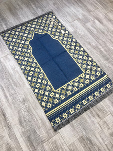 Oriental Motif Prayer Mat, Prayer Mat with Tasbeeh, Prayer Rug, Muslim Janamaz, Sajjada, Turkish Rug, Islamic Gift YSLM30