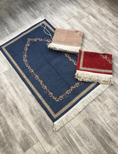 Door to Andalus Prayer Mat, Prayer Mat with Tasbeeh, Prayer Rug, Muslim Janamaz, Sajjada, Turkish Rug, Islamic Gift YSLM38 - islamicbazaar