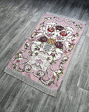 Roses Prayer Mat, Dowries Prayer Rug, Wedding Gift, Prayer Mat with Tasbeeh, Prayer Rug, Sajjada, Janamaz, Dowry, Marriage Gift YSLM39 - islamicbazaar