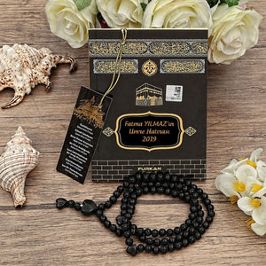 Kaaba Design Yaseen Book Set, Yaseen Favors, Yaseen Gift Set, Hajj Mabrour, Quran Favors, Unique Islamic Gift Set MVD31