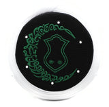 Handmade White & Black Sarik, Takke, Islam Prayer Hat with embroidered Crescent Kofi, Kufi Cap, صلاة, Muslim Men's Hat Cap, imamah
