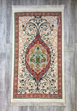 Boho Flowers Prayer Mat, Prayer Mat with Tasbeeh, Prayer Rug, Muslim Janamaz, Sajjada, Turkish Rug, Islamic Gift YSLM41