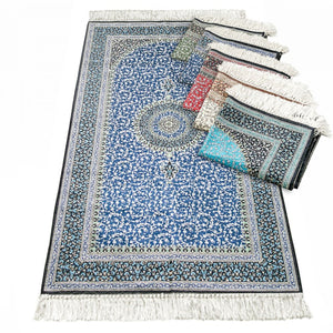 Royal Blue Kilim Prayer Mat, Turkish Prayer Mat, Janamaz, Muslim Prayer Rug, Islamic Gift MVD34 - islamicbazaar