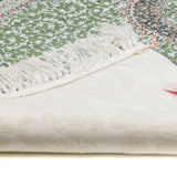 Green Kilim Prayer Mat, Turkish Prayer Mat, Janamaz, Muslim Prayer Rug, Islamic Gift MVD35