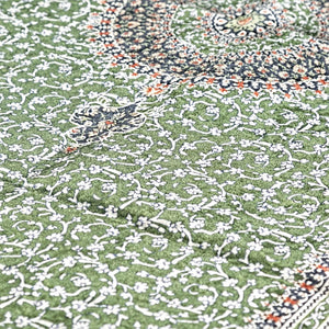 Green Kilim Prayer Mat, Turkish Prayer Mat, Janamaz, Muslim Prayer Rug, Islamic Gift MVD35