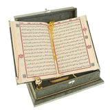 Islamic Gift Box, Special Gift for Father, Velvet Quran, Tasbih Set, Gift for Dad Unique Islamic Gift MVD38