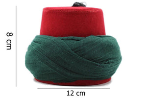9 Pcs Handmade Mini Fez Set | Islamic Home Decor | Miniature Imamahs | Ameen Gift | Moorish Fez