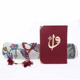 Red Quran Set, Eid Gifts, Ramadan Kareem, Quran Gift Set, Eid Mubarak, Islamıc Gifts, Ameen Gifts, Hajj Gifts, Quran Kerim MVD52