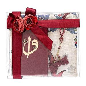 Red Quran Set, Eid Gifts, Ramadan Kareem, Quran Gift Set, Eid Mubarak, Islamıc Gifts, Ameen Gifts, Hajj Gifts, Quran Kerim MVD52