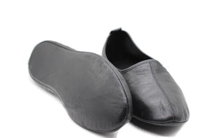 Scarpe Tawaf fatte a mano in vera pelle con taglia da uomo, calzini invernali neri, scarpe, pantofole Islam Mest, calzini Tawaf, scarpe da casa