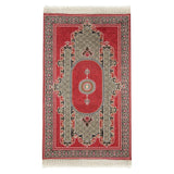 Red Authentic Prayer Mat | Chenille Sajjada | Lux Musallah | Prayer Rug | Janamaz MVD68