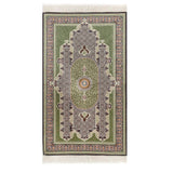Green Authentic Prayer Mat | Chenille Sajjada | Lux Musallah | Prayer Rug | Janamaz MVD72