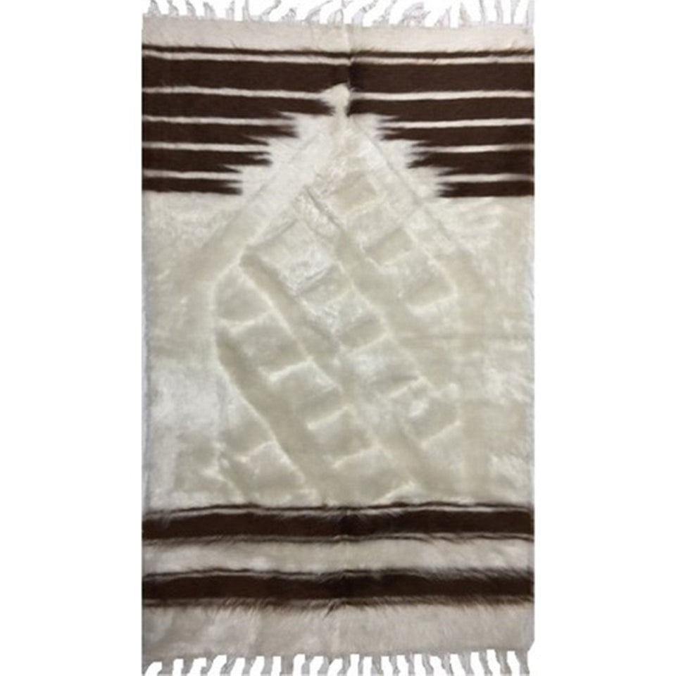 Handmade Mohair Wool Prayer Mat | Kilim Prayer Rug | Natural Musallah | Handcrafted Sajjada | Janamaz 80x120cm - islamicbazaar
