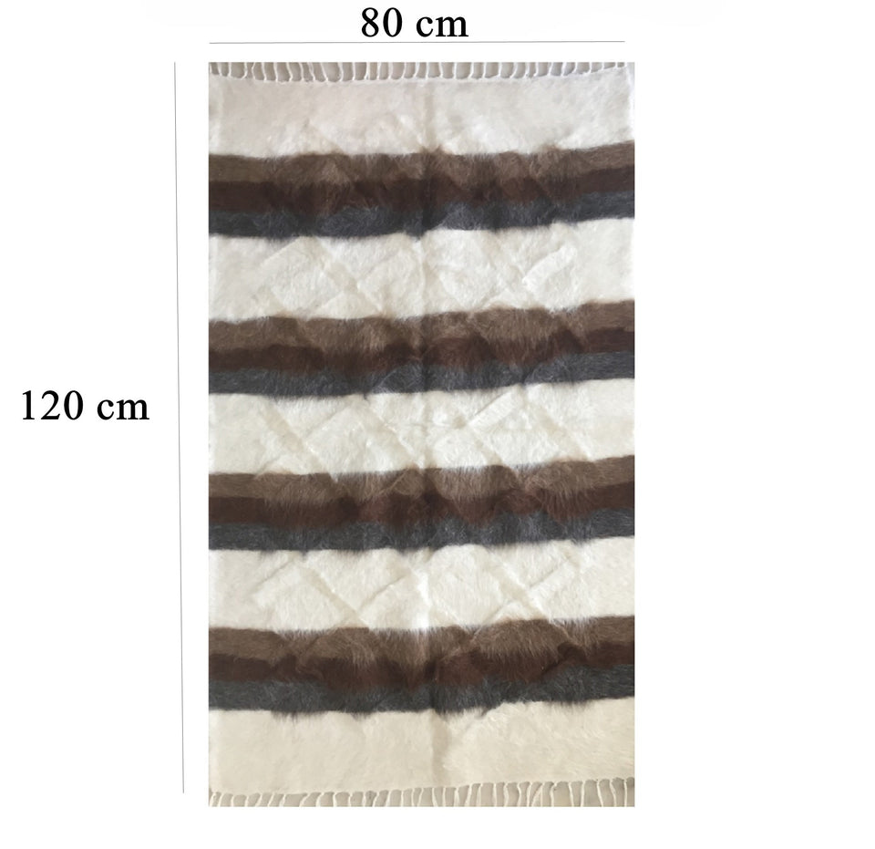 Handmade Colorful Mohair Wool Prayer Mat | Kilim Prayer Rug | Natural Musallah | Handcrafted Sajjada | Janamaz 80x120cm - islamicbazaar