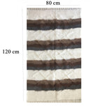 Handmade Colorful Mohair Wool Prayer Mat | Kilim Prayer Rug | Natural Musallah | Handcrafted Sajjada | Janamaz 80x120cm - islamicbazaar