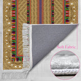 Al Andalus 1 Soft Padded Prayer Rug | Cotton Layer Janamaz | Anti Slip Backing Bamboo Cotton Prayer Mat | Islamic Gifts