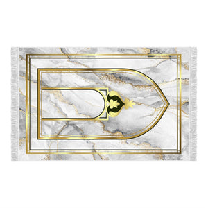 Gold Mihrab Soft Padded Prayer Rug | Cotton Layer Janamaz | Anti Slip Backing Bamboo Cotton Prayer Mat | Eid Gifts