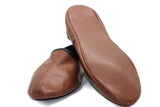 Echt leer handgemaakte Tawaf schoenen mannen maat, bruine wintersokken, schoenen, slippers Islam Mest, Tawaf sokken, huisschoenen