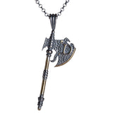 Dirilis Ertugrul Turgut Alp Silver Axe Necklace, 925 Sterling Silver Mens Pendant, Resurrection Ertugrul Accessories 04 - islamicbazaar